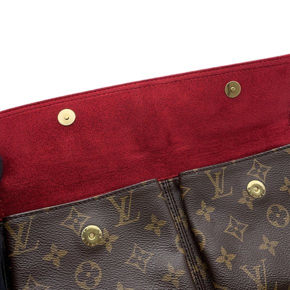 LOUIS VUITTON Red Monogram Shoulder Bag - Picture 7 of 13